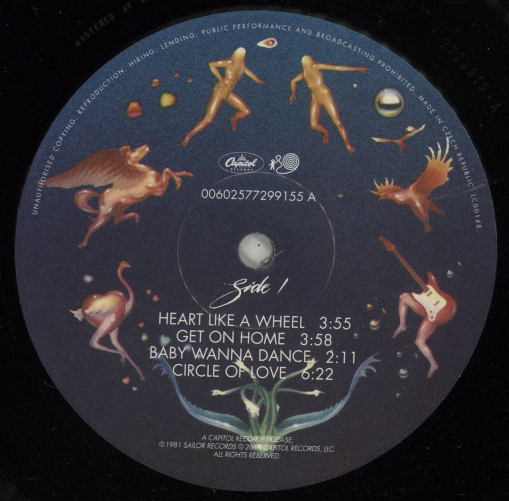 The Steve Miller Band Circle Of Love - 180gm UK vinyl LP album (LP record) SBMLPCI866964