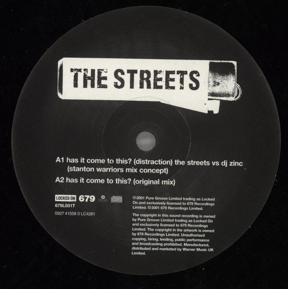 The Streets Has It Come To This? UK 12" vinyl single (12 inch record / Maxi-single) RET12HA541341