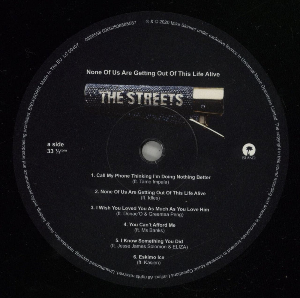 The Streets None Of Us Are Getting Out Of This Life Alive - 180gm UK vinyl LP album (LP record) RETLPNO874154