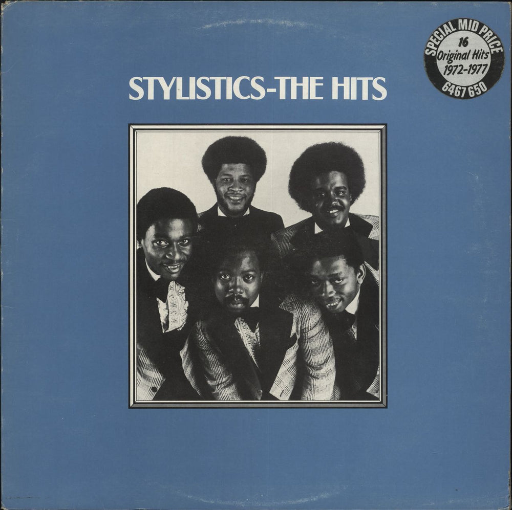 The Stylistics The Hits - Hype Sticker UK vinyl LP album (LP record) 6467650