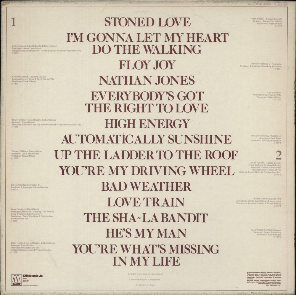 The Supremes At Their Best UK vinyl LP album (LP record)