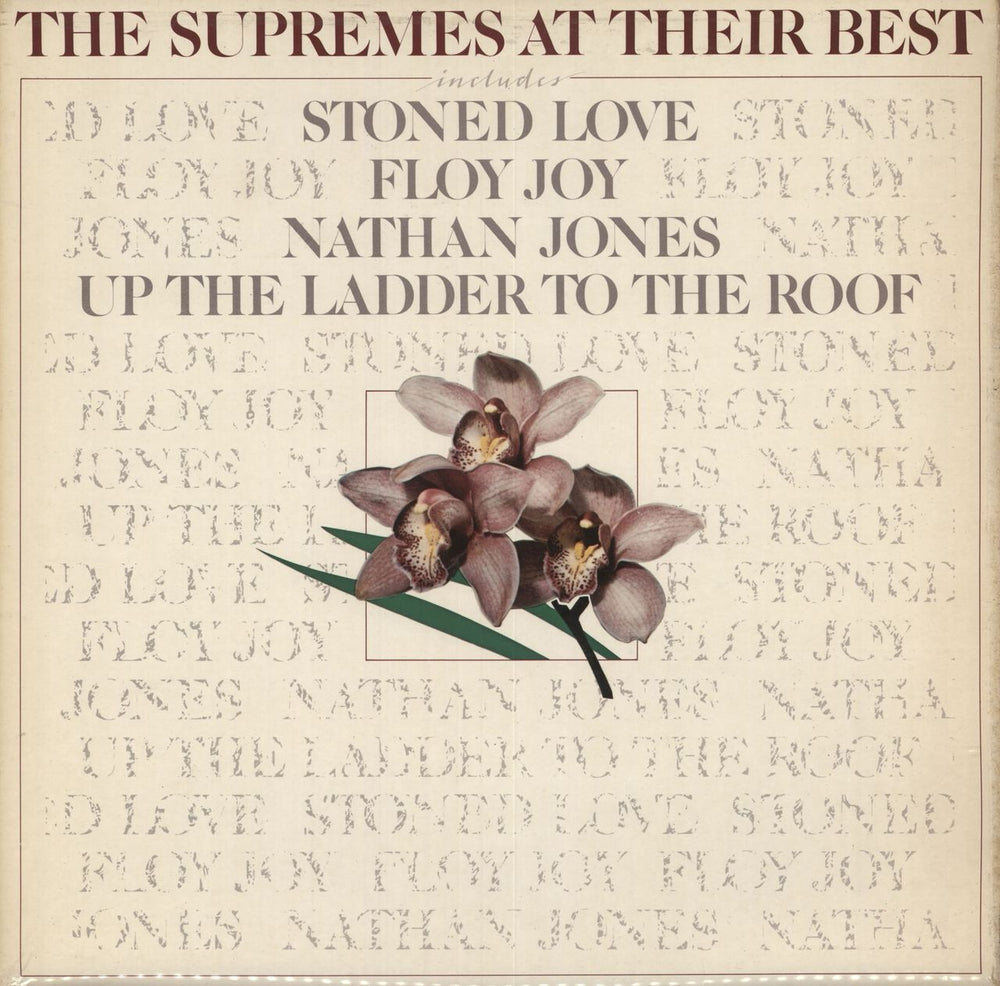 The Supremes At Their Best UK vinyl LP album (LP record) STML12091