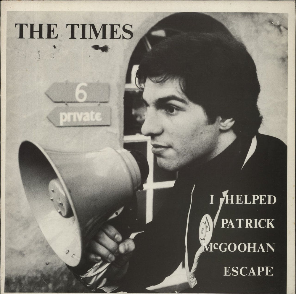 The Times I Helped Patrick McGoohan Escape UK 12" vinyl single (12 inch record / Maxi-single) NO1