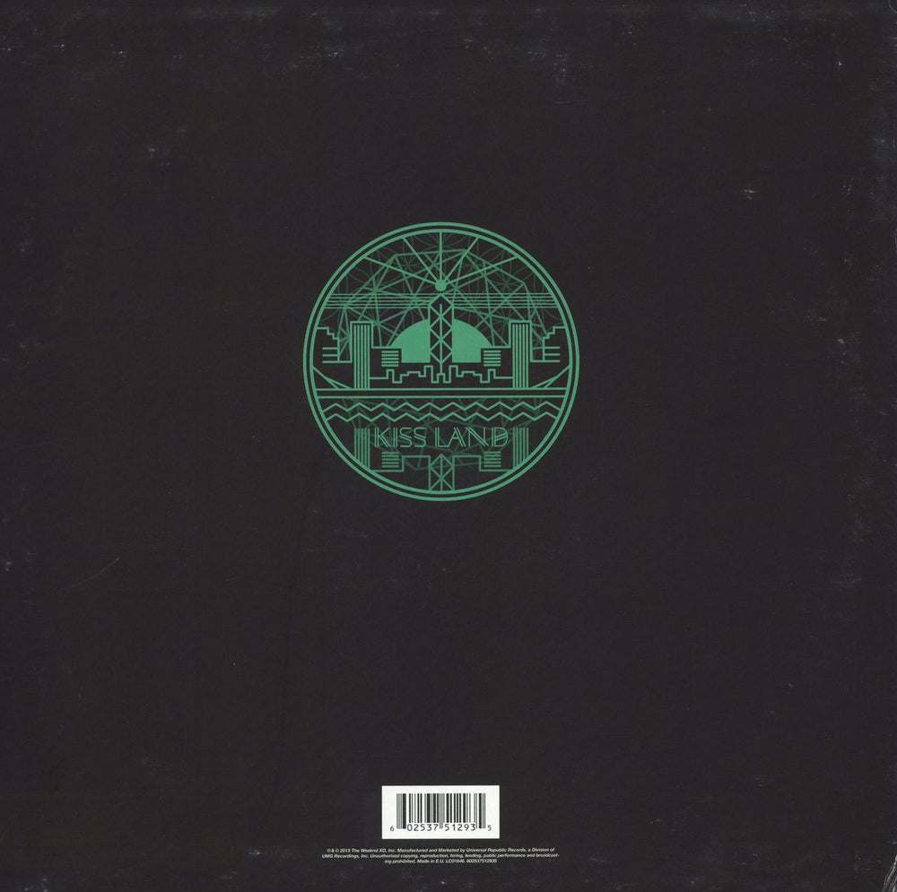 The Weeknd Kiss Land - Black Vinyl - Sealed UK 2-LP vinyl record set (Double LP Album) 602537512935