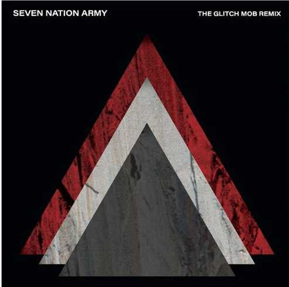 The White Stripes Seven Nation Army (The Glitch Mob Remix) - Red Vinyl UK 7" vinyl single (7 inch record / 45)