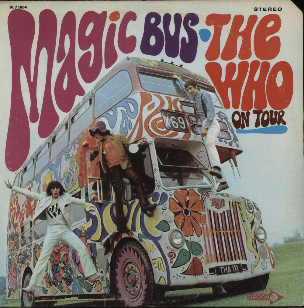 The Who Magic Bus - 2nd US vinyl LP album (LP record) DL75064