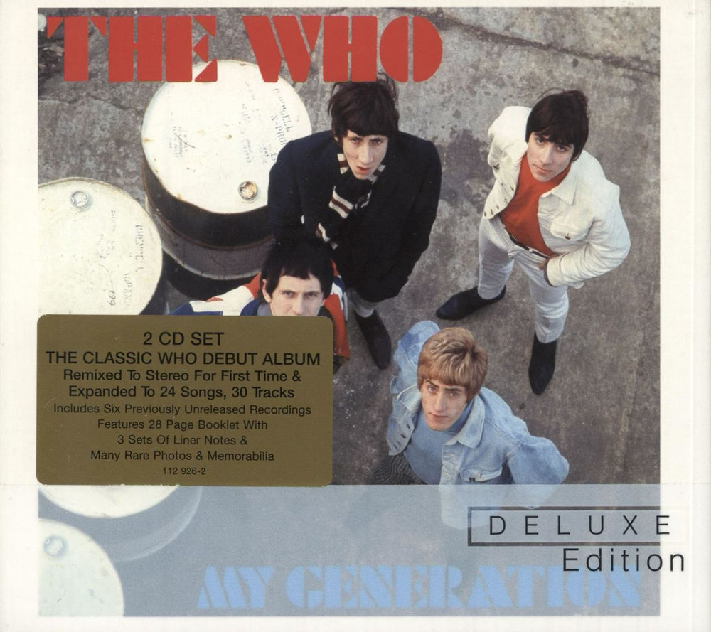 The Who My Generation - Stickered UK 2 CD album set (Double CD) 1129262