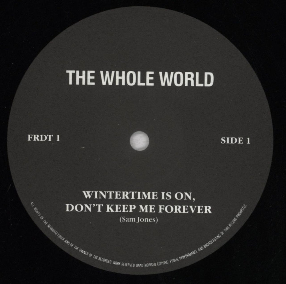 The Whole World Wintertime Is On ... Don't Keep Me Forever UK 12" vinyl single (12 inch record / Maxi-single) 64S12WI835225