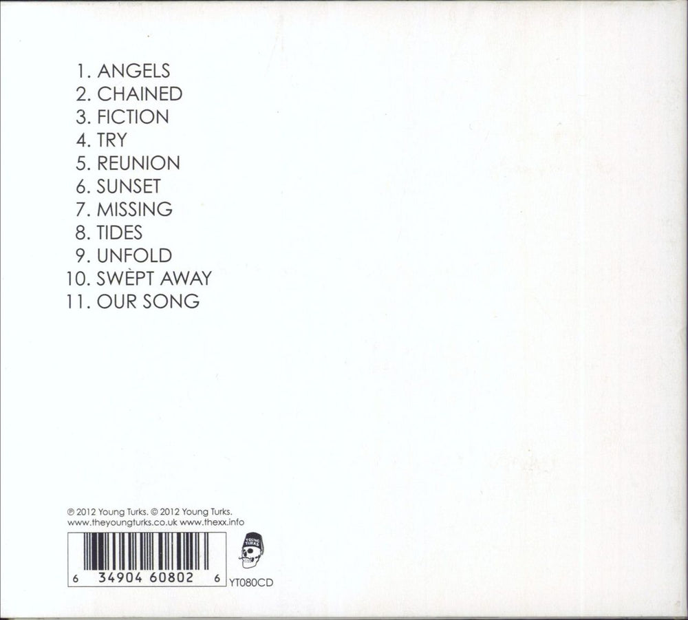 The XX Coexist UK CD album (CDLP) 634904608026