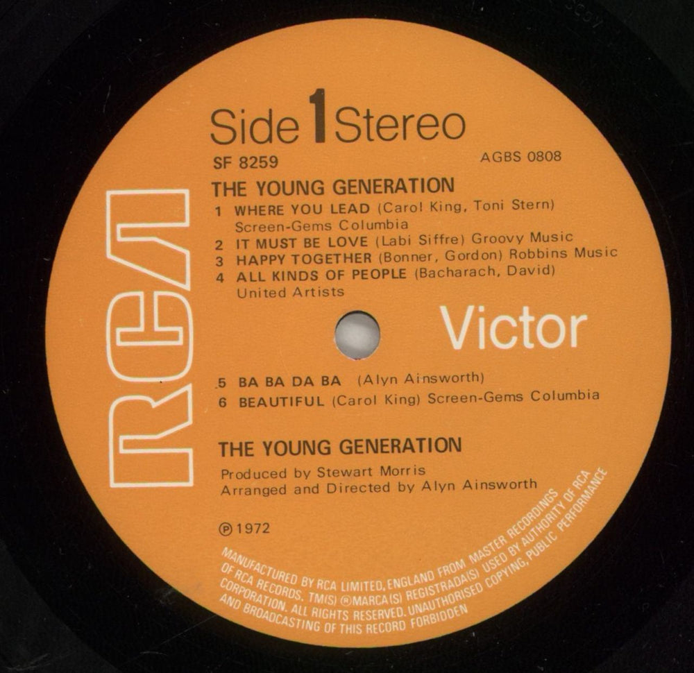 The Young Generation The Young Generation UK vinyl LP album (LP record) VNNLPTH878737