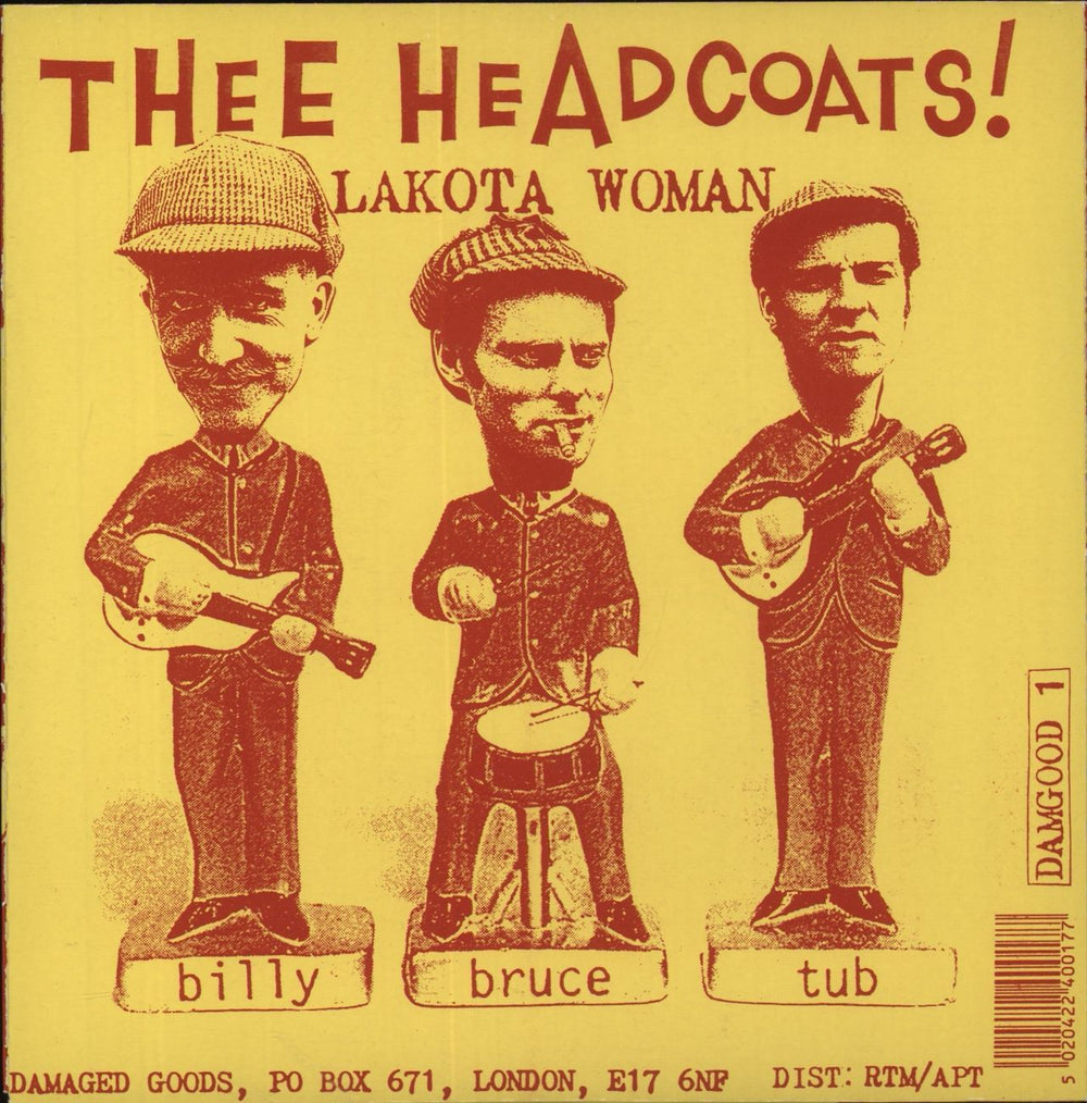 Thee Headcoats Headcoat Girl / Lakota Woman UK 7" vinyl single (7 inch record / 45) 5020422400177