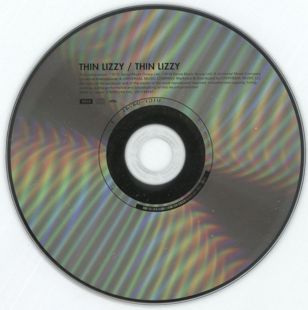Thin Lizzy Thin Lizzy - SHM-CD + Numbered Insert Japanese SHM CD THIHMTH522629