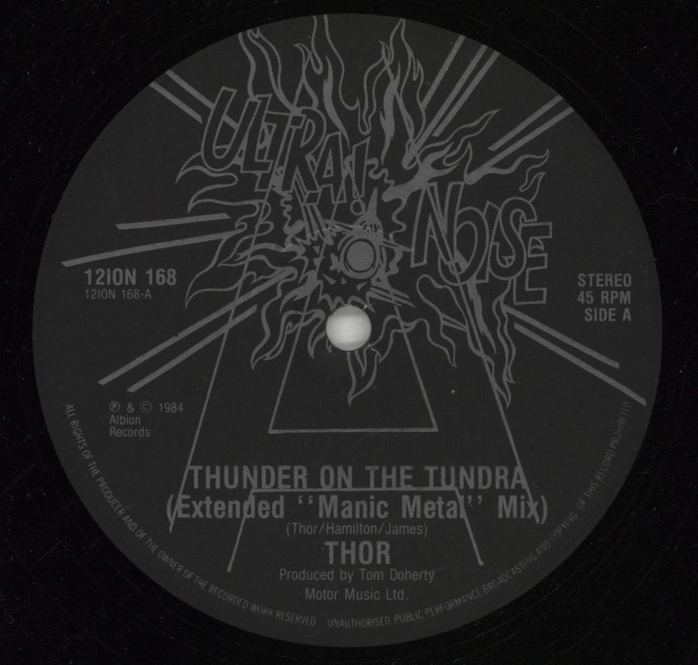 Thor Thunder On The Tundra UK 12" vinyl single (12 inch record / Maxi-single) 8TH12TH479786