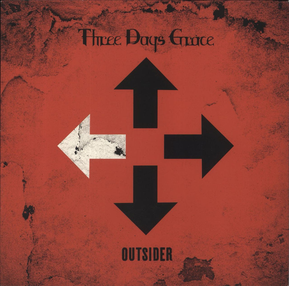 Three Days Grace Outsider German vinyl LP album (LP record) 19075821881
