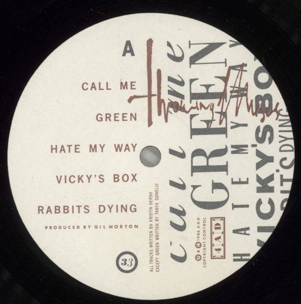 Throwing Muses Throwing Muses - EX UK vinyl LP album (LP record) THRLPTH755515