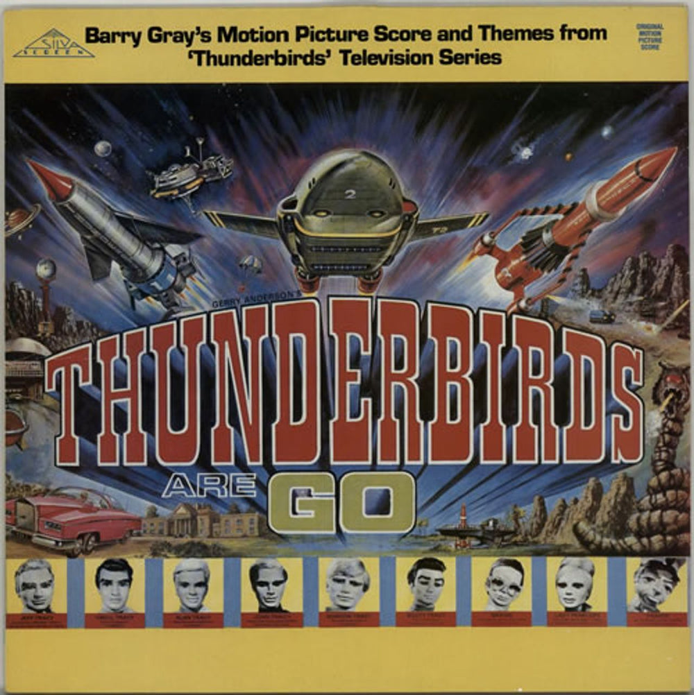 Thunderbirds Thunderbirds Are Go UK vinyl LP album (LP record) FILM018