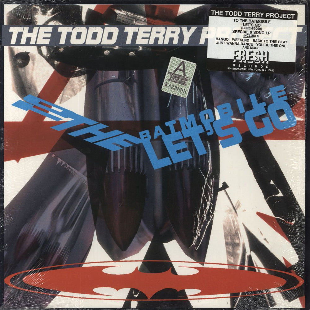 Todd Terry To The Batmobile Let's Go US vinyl LP album (LP record) LPRE-82009