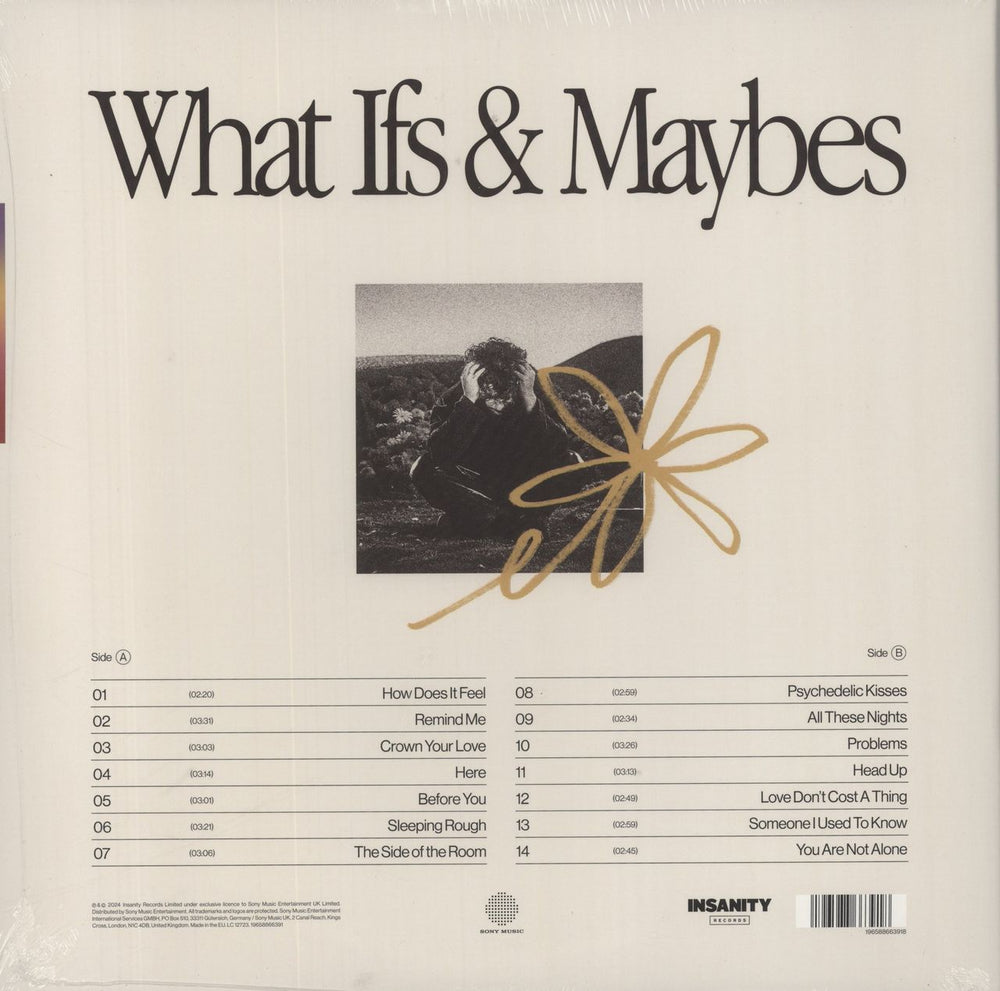 Tom Grennan What Ifs & Maybes - RSD24 - Tri-Colour Marble Vinyl + Autographed Sleeve UK vinyl LP album (LP record) 196588663918