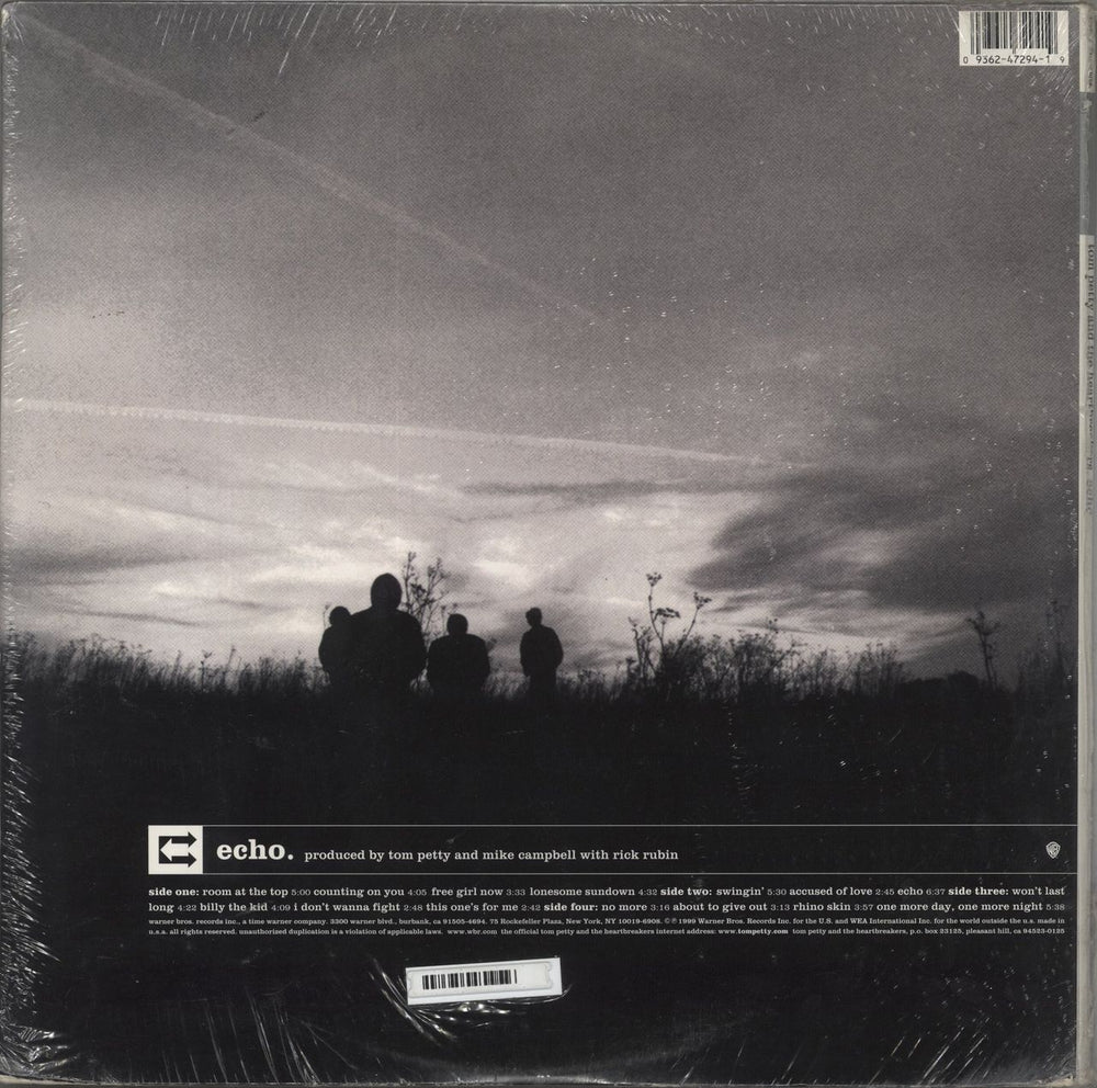 Tom Petty & The Heartbreakers Echo - 180gm - Stickered Shrink US 2-LP vinyl record set (Double LP Album) 093624729419