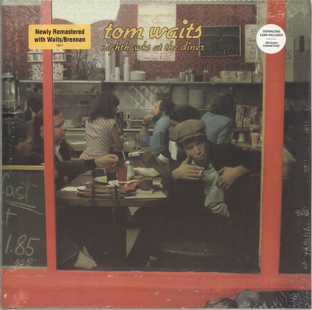 Tom Waits Nighthawks At The Diner - Red Vinyl - Sealed UK 2-LP vinyl record set (Double LP Album) 7567-1