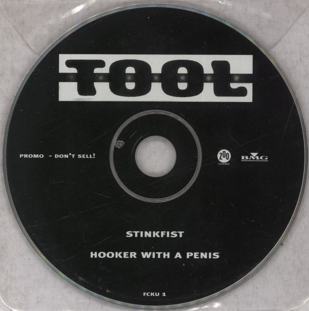 Tool Stinkfist UK Promo CD single (CD5 / 5") FCKU1