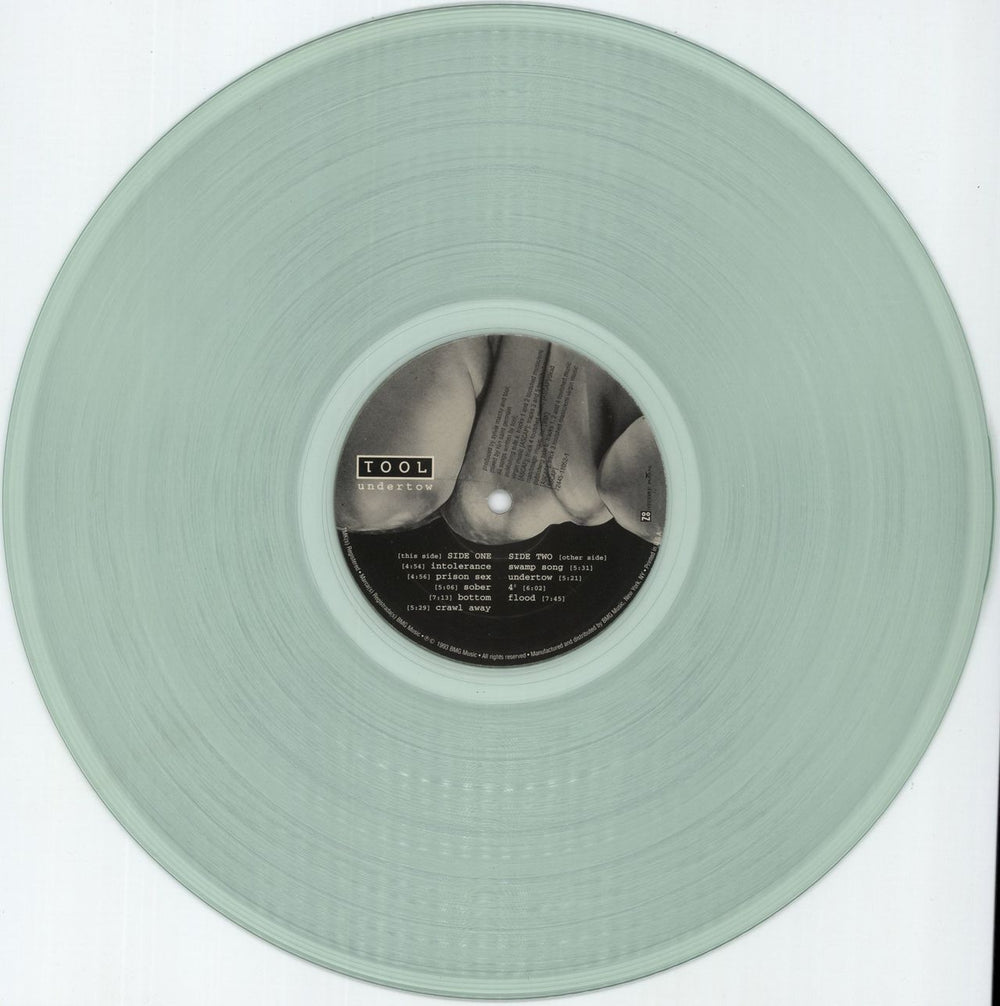 Tool Undertow - Clear Vinyl US vinyl LP album (LP record)