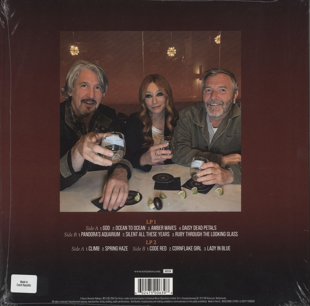 Tori Amos Diving Deep Live - Turquoise Vinyl + Signed Print UK 2-LP vinyl record set (Double LP Album) 602475006398