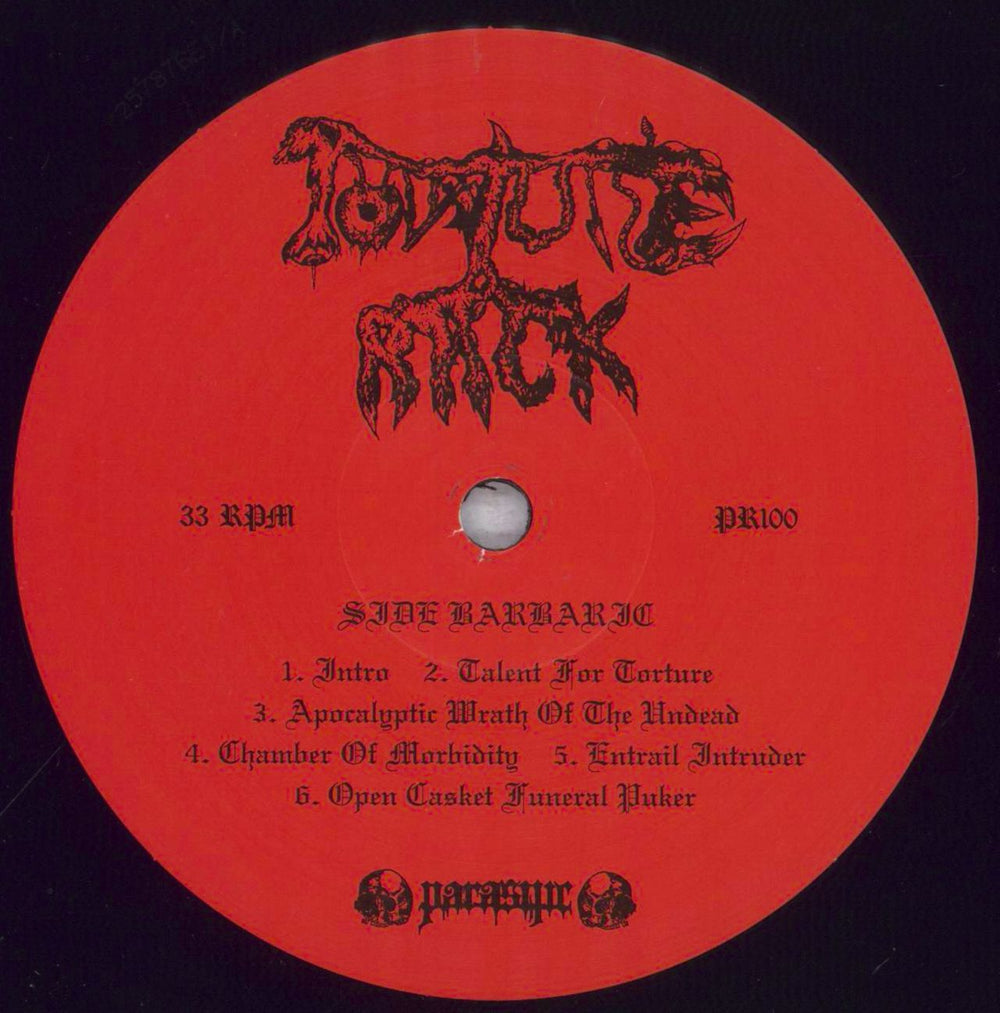 Torture Rack Barbaric Persecution Danish vinyl LP album (LP record) 69SLPBA836133