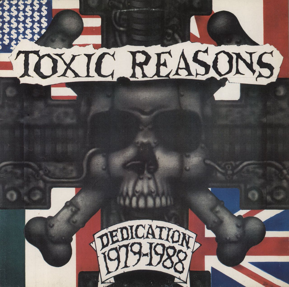 Toxic Reasons Dedication 1979-1988 UK vinyl LP album (LP record) FH12-005