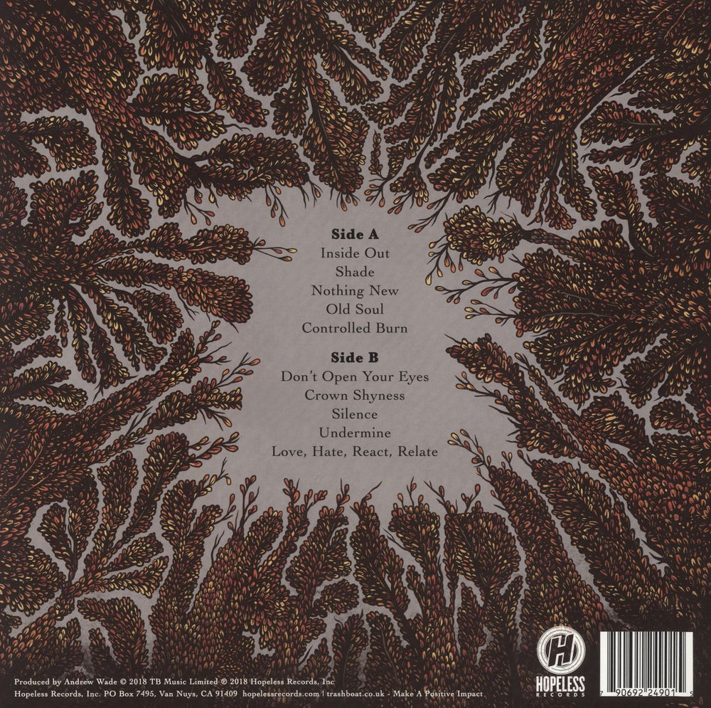 Trash Boat Crown Shyness - Tri-Colour Vinyl UK vinyl LP album (LP record)