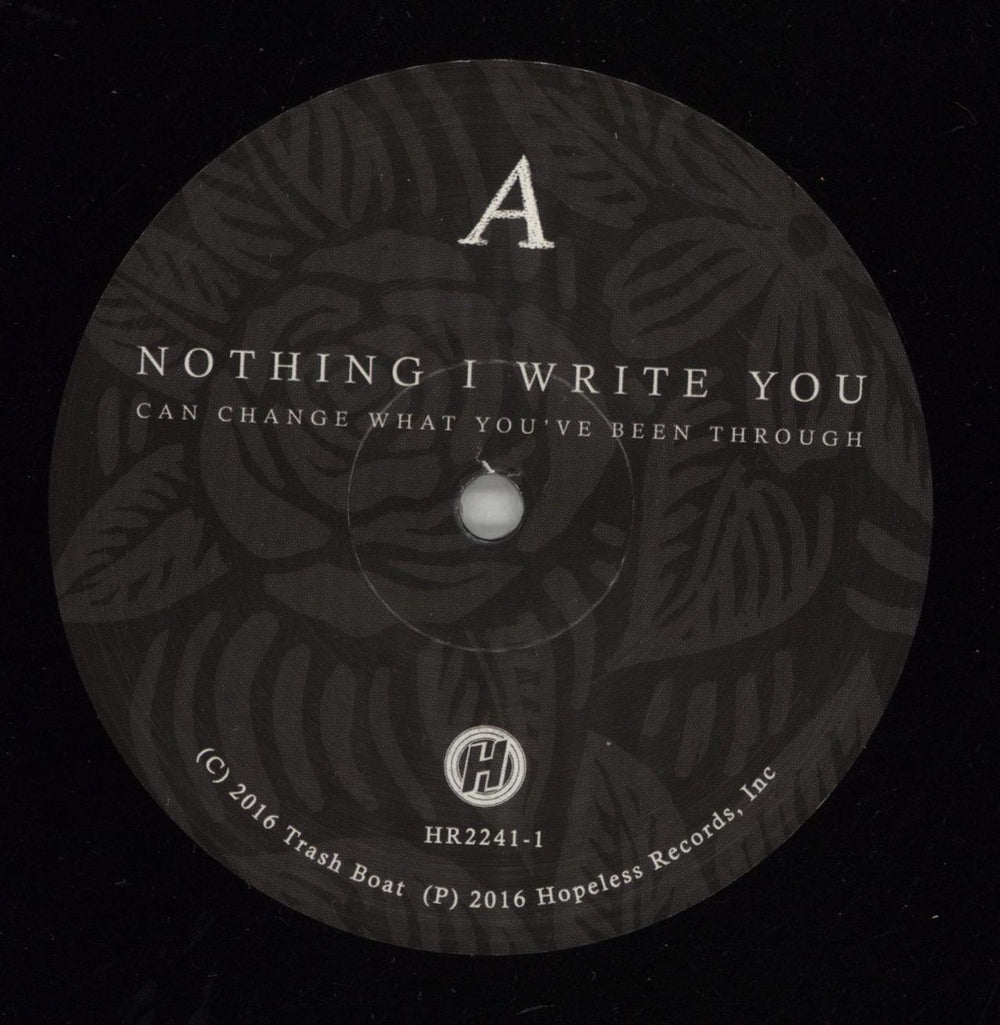 Trash Boat Nothing I Write You Can Change What You've Been Through - 2nd US vinyl LP album (LP record) 55CLPNO865293