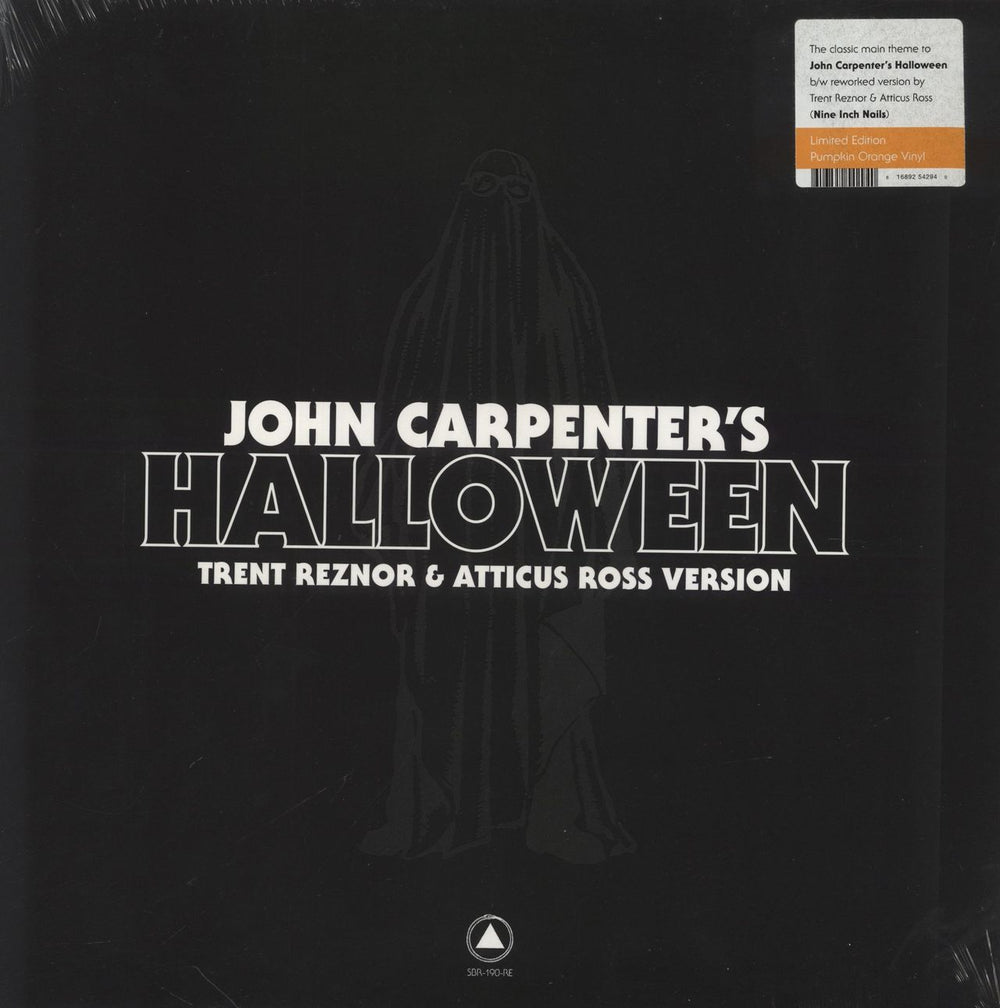 Trent Reznor John Carpenter's Halloween - Orange Vinyl - Corrected - Sealed UK 12" vinyl single (12 inch record / Maxi-single) SBR-190-RE