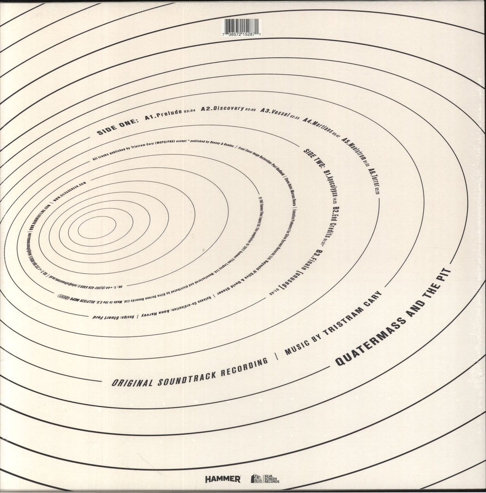 Tristram Cary Quatermass And The Pit - RSD - Red Vinyl - Sealed UK vinyl LP album (LP record) 738572152871