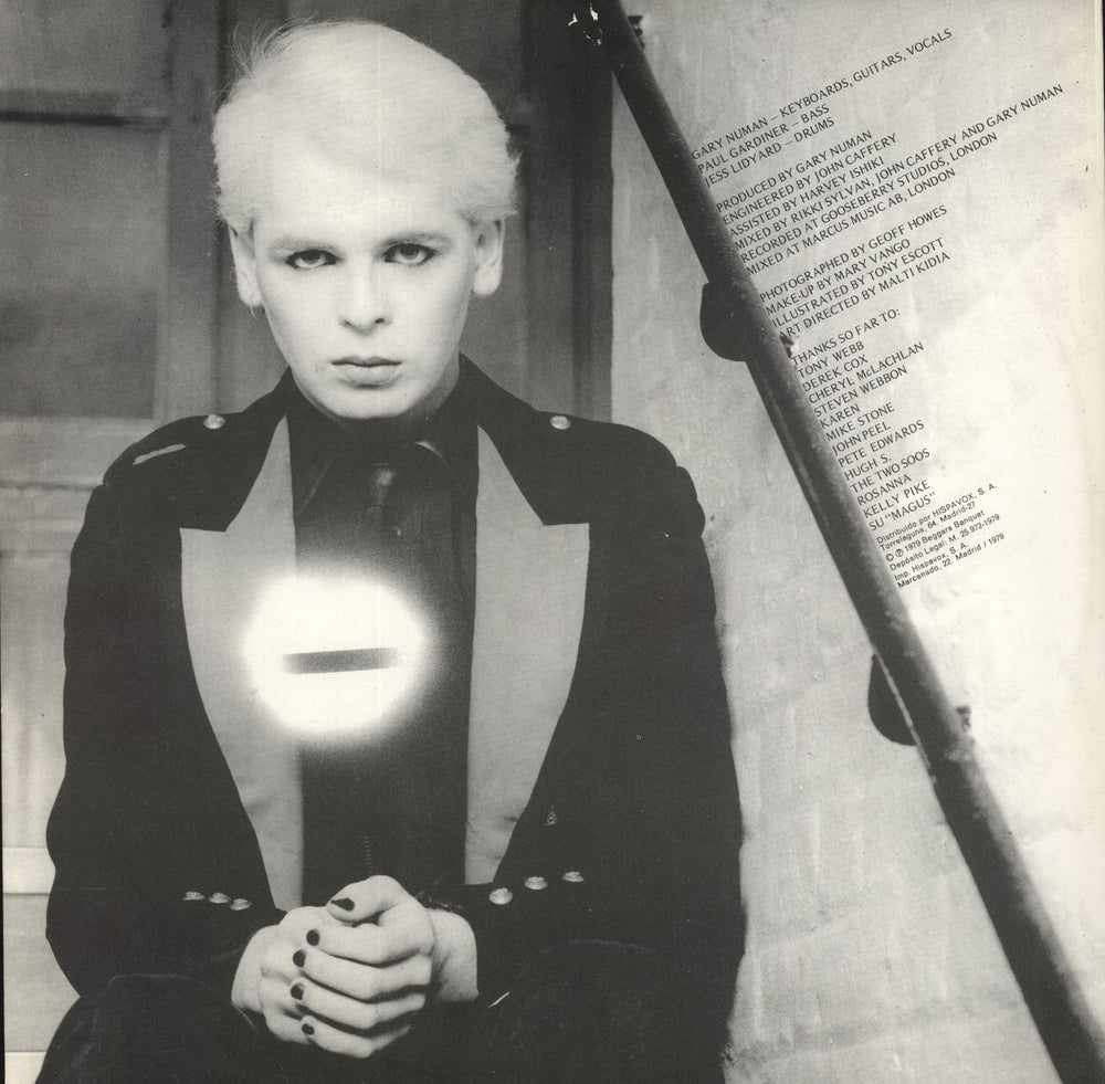 Tubeway Army Replicas + Inner Spanish vinyl LP album (LP record)