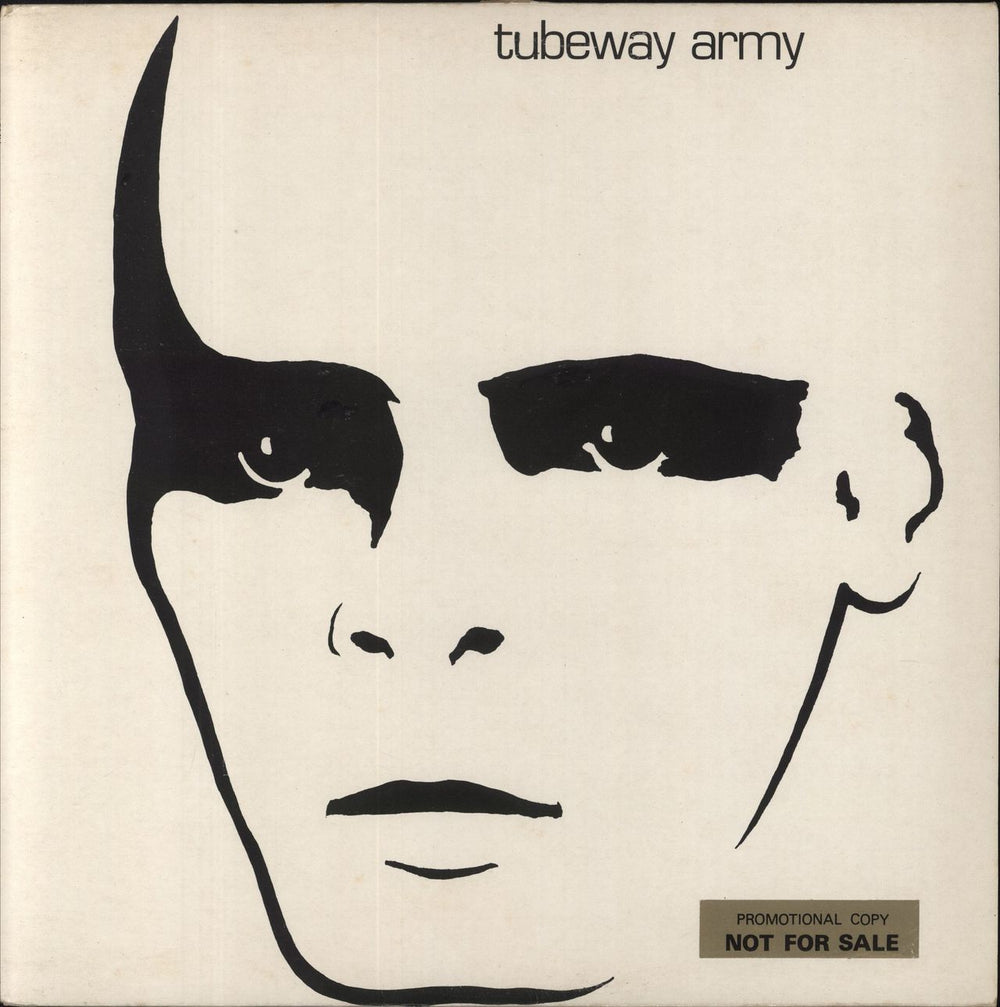 Tubeway Army Tubeway Army - Promo Stickered UK Promo vinyl LP album (LP record) BEGA4