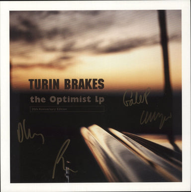 Turin Brakes The Optimist LP - Amber Transparent Vinyl + Signed Print - Sealed UK 2-LP vinyl record set (Double LP Album) TKE2LTH880531