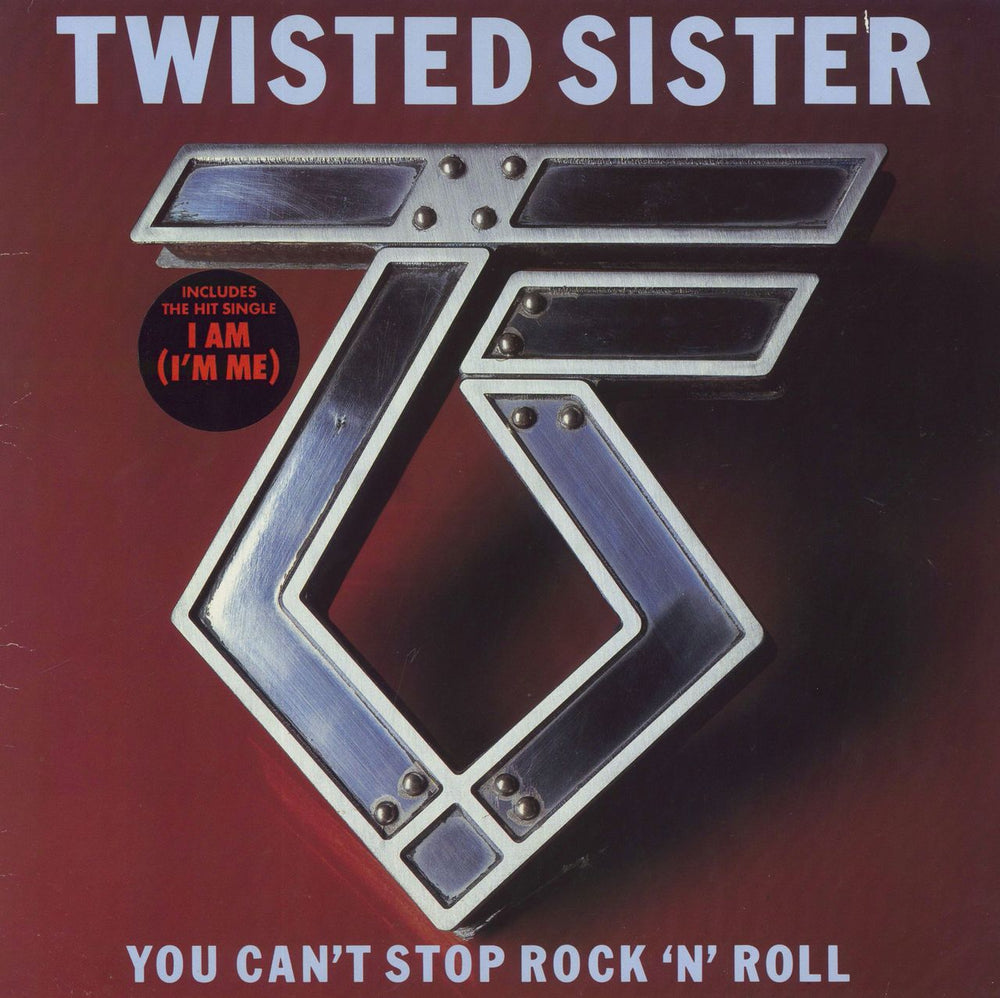 Twisted Sister You Can't Stop Rock 'n' Roll - hype stickered German vinyl LP album (LP record) 78-0074-1