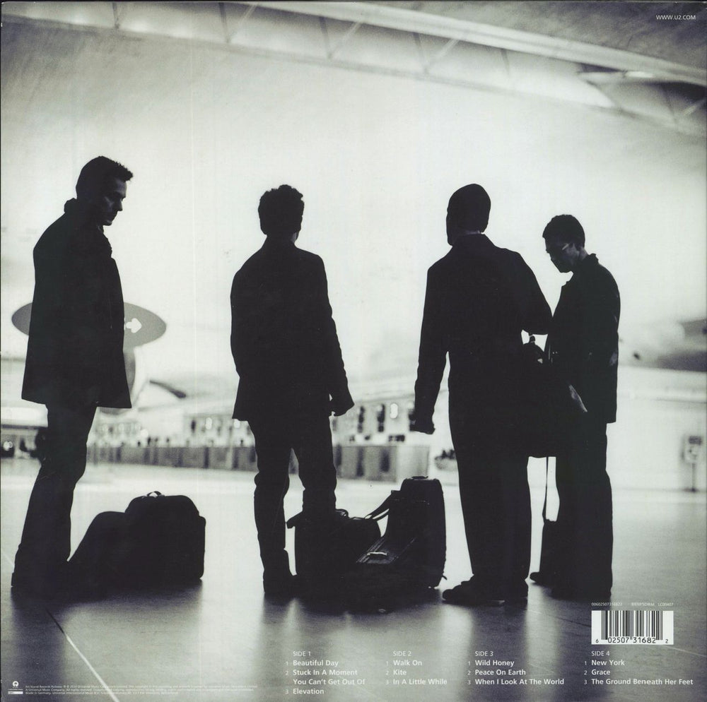 U2 All That You Can't Leave Behind - 180gm UK 2-LP vinyl record set (Double LP Album) 602507316822