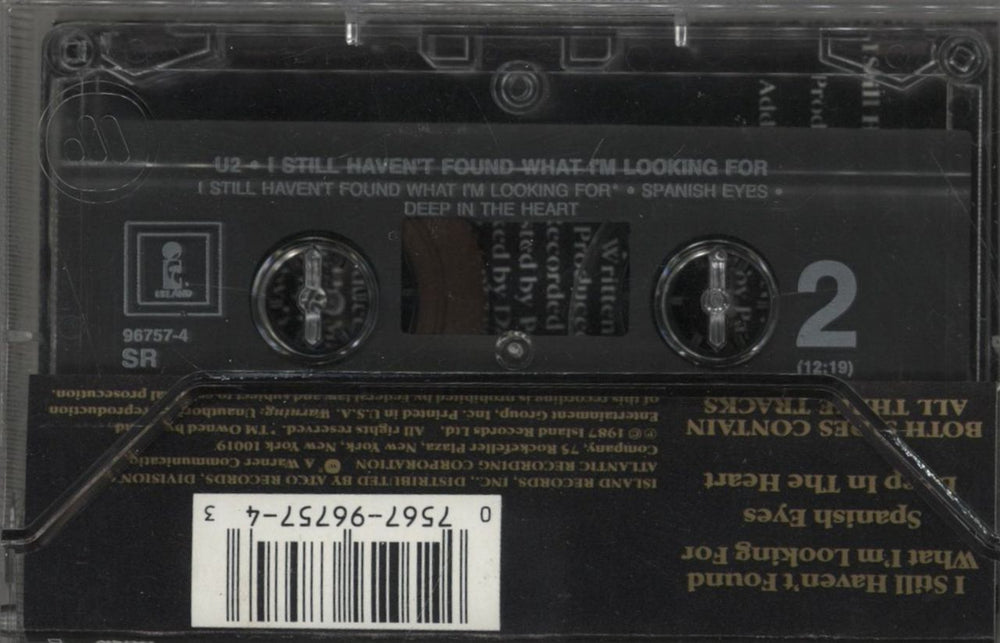 U2 I Still Haven't Found US cassette single 075679675743