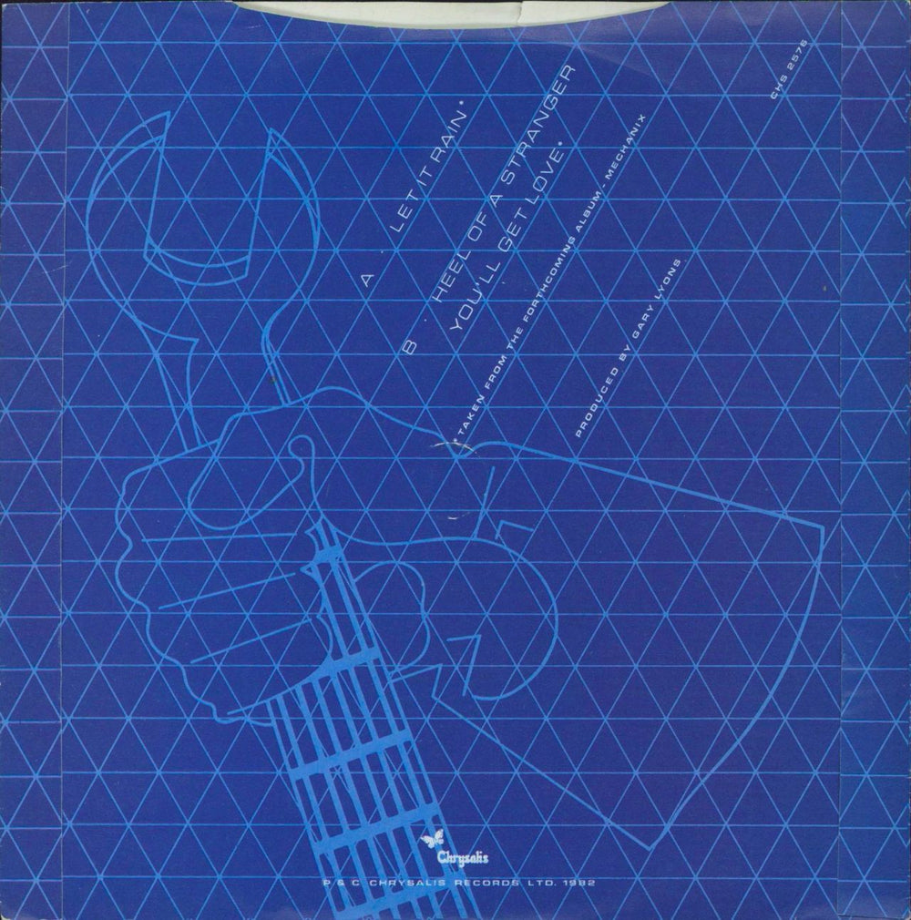 UFO Let It Rain UK 7" vinyl single (7 inch record / 45)