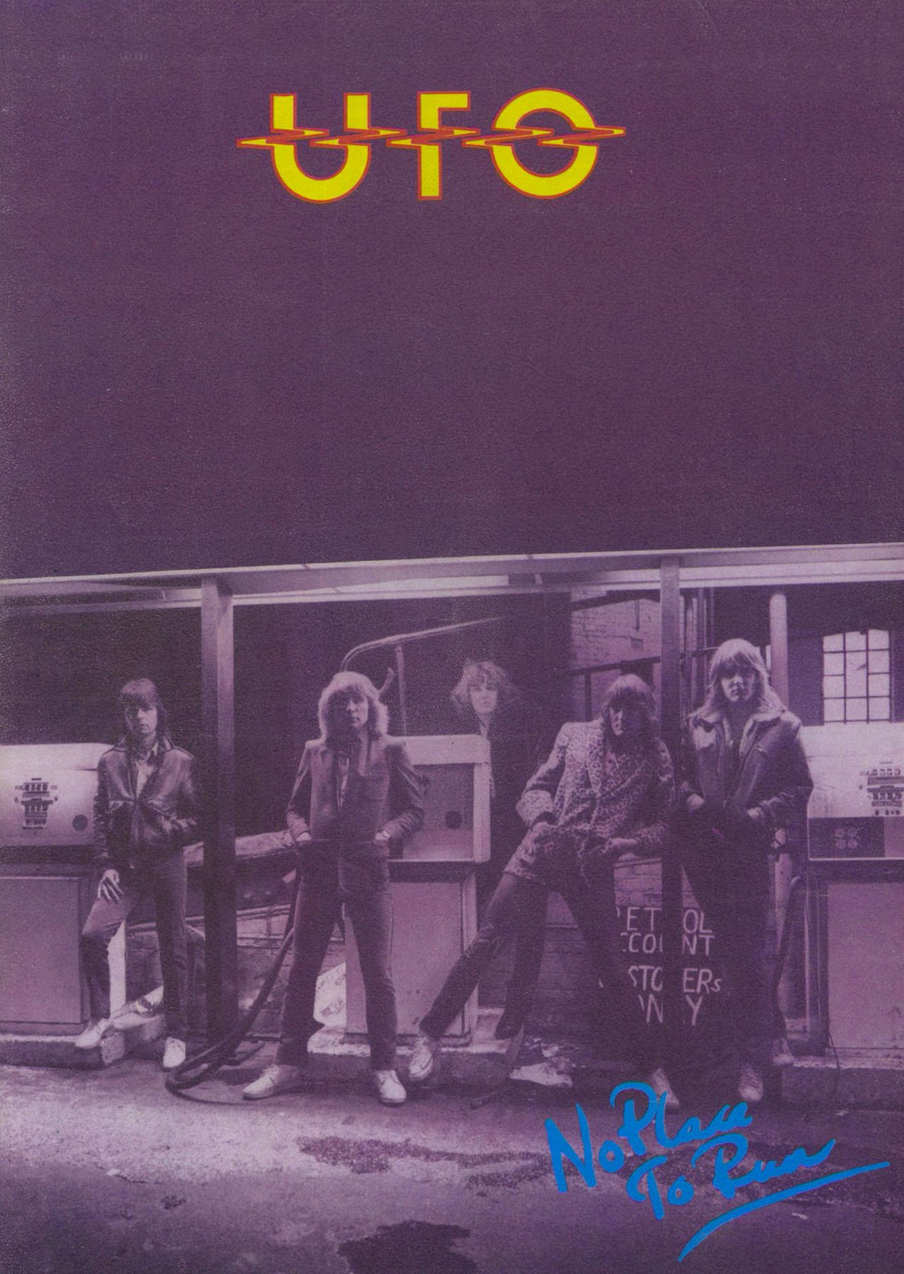 UFO No Place To Run + Ticket Stub UK tour programme TOUR PROGRAMME