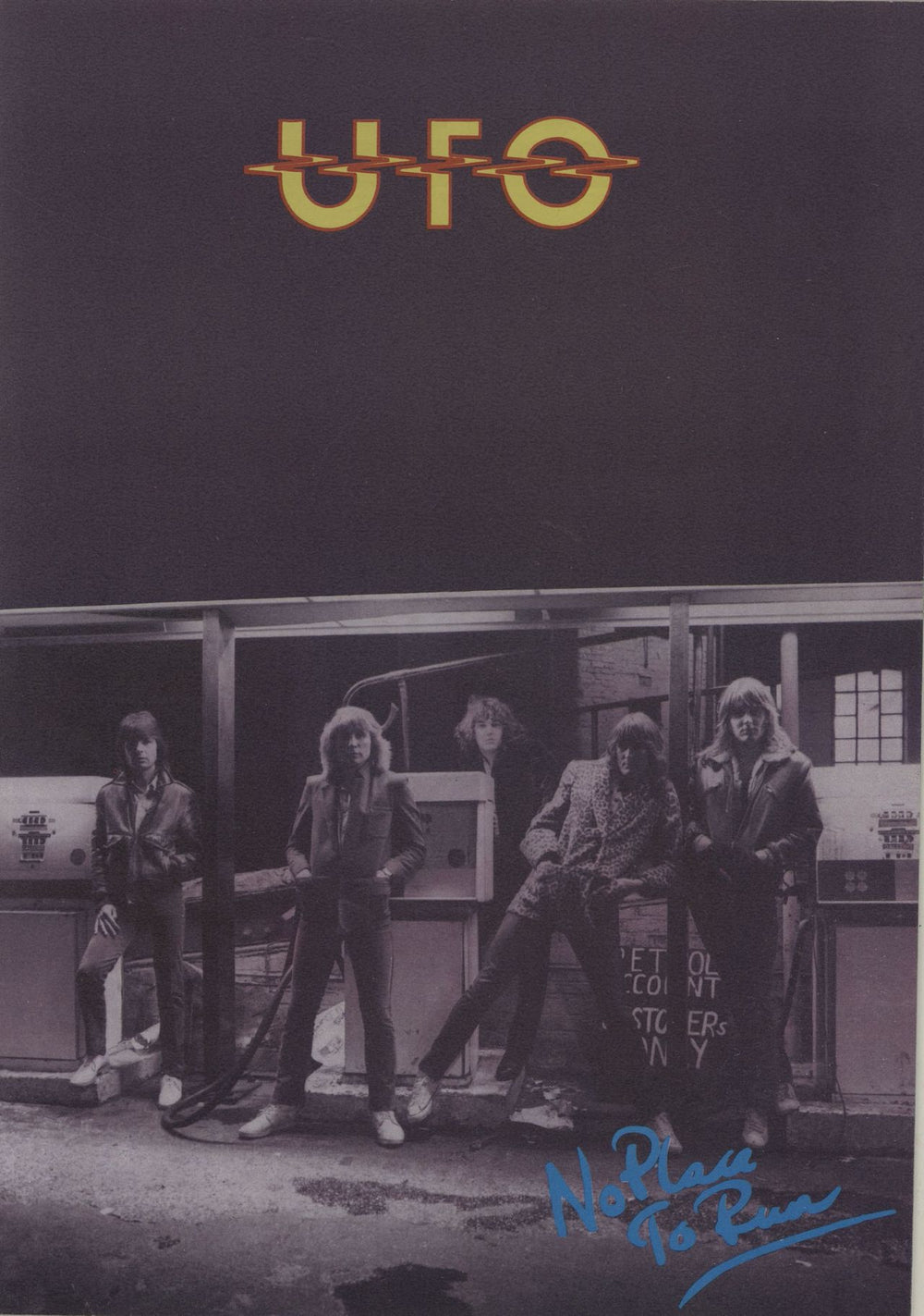 UFO No Place To Run UK tour programme TOUR PROGRAMME