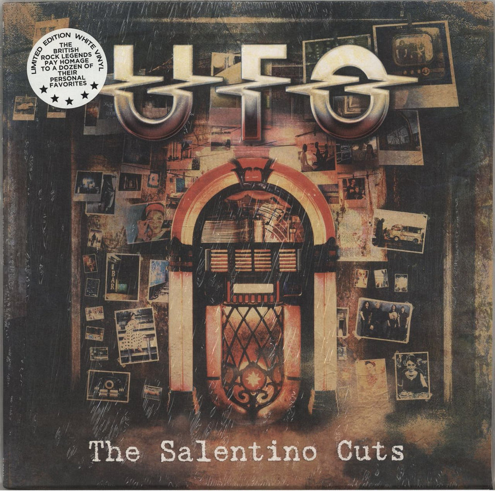 UFO The Salentino Cuts - White Splatter Vinyl - Sealed US vinyl LP album (LP record) CLO0644