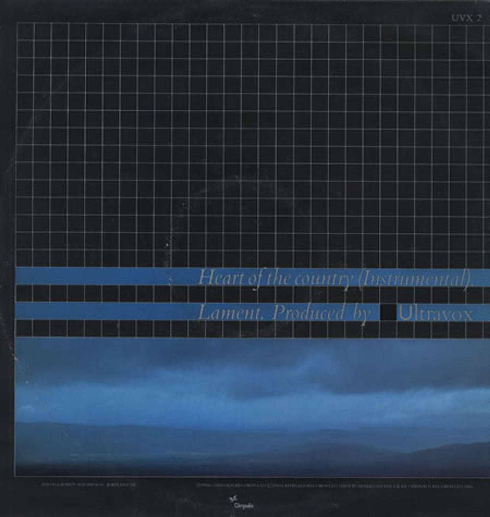 Ultravox Lament - Extended Mix UK 12" vinyl single (12 inch record / Maxi-single) VOX12LA273752
