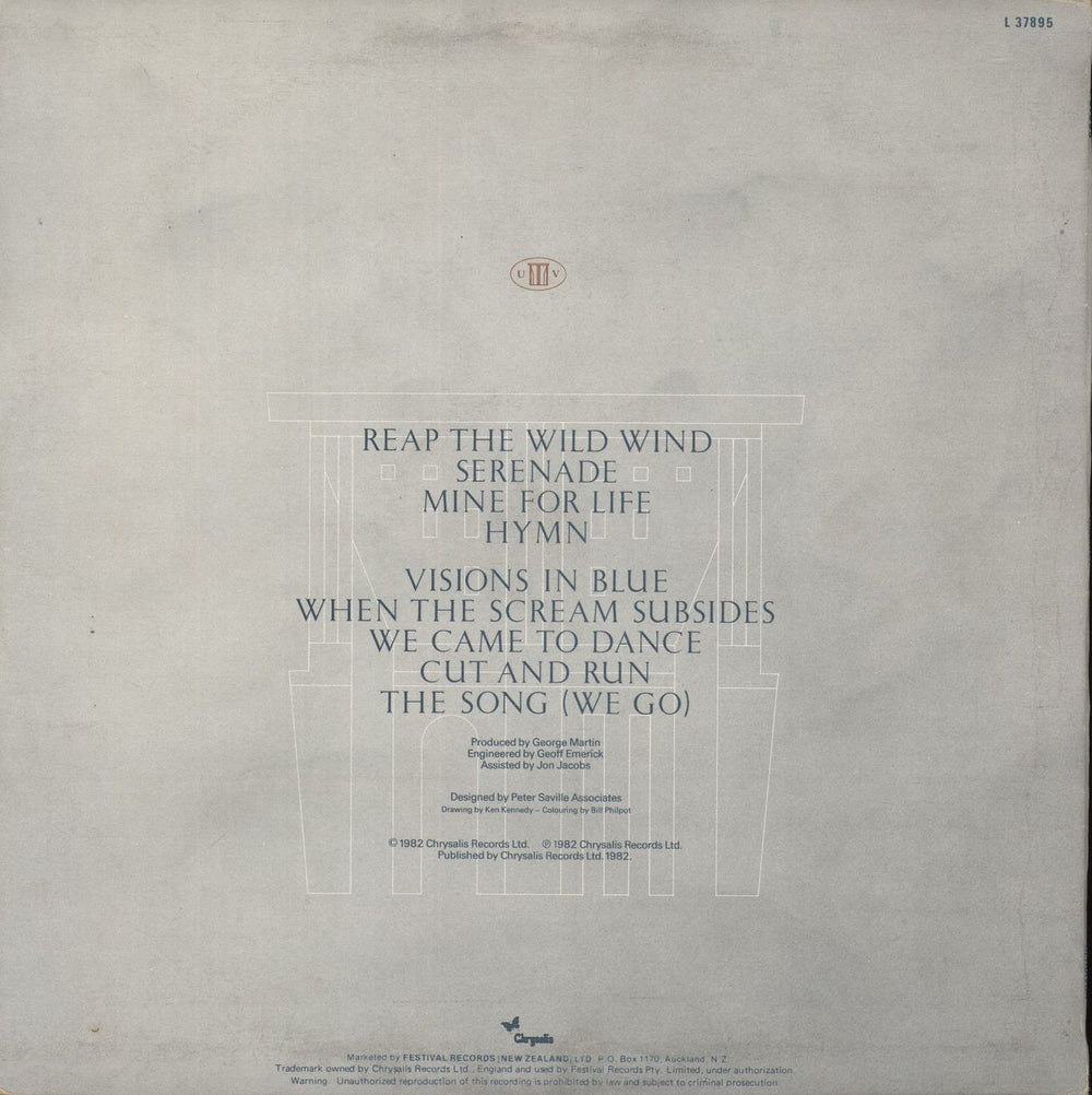 Ultravox Quartet Australian vinyl LP album (LP record)