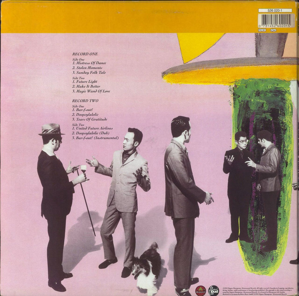 United Future Organization No Sound Is Too Taboo UK 2-LP vinyl record set (Double LP Album) 731452227119