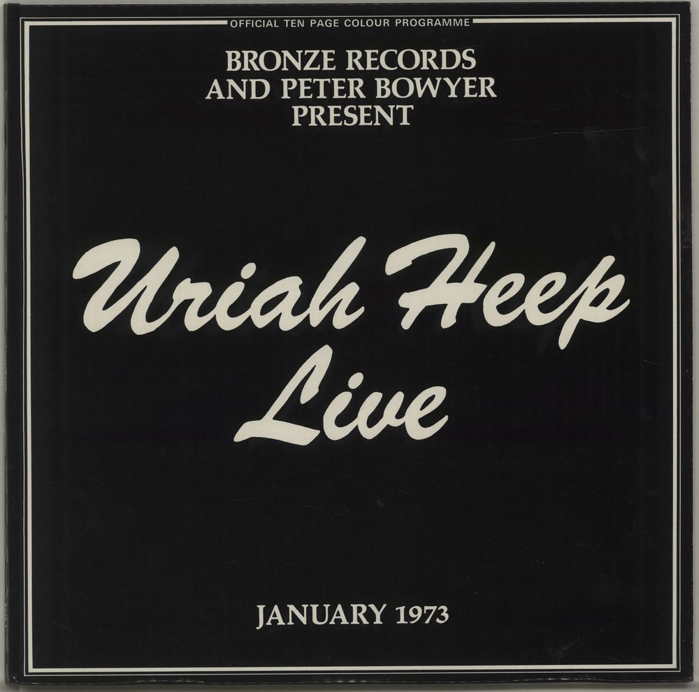 Uriah Heep Live UK 2-LP vinyl record set (Double LP Album) BRSP1