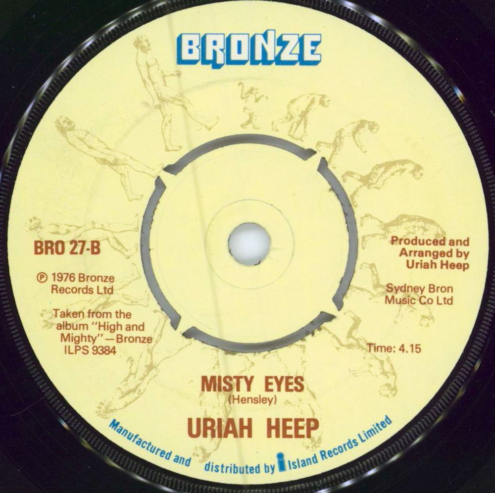 Uriah Heep One Way Or Another UK 7" vinyl single (7 inch record / 45)