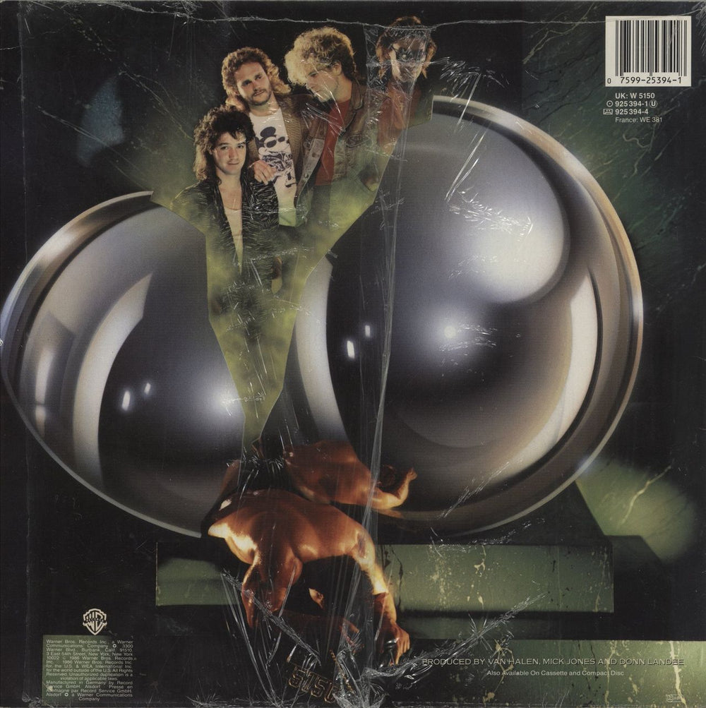 Van Halen 5150 - Fifty-One-Fifty - Hype Stickered UK vinyl LP album (LP record) 075992539418