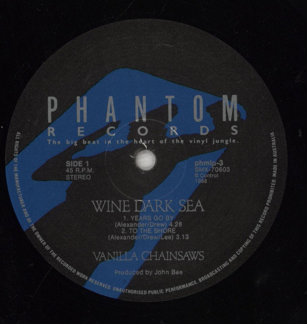 Vanilla Chainsaws Wine Dark Sea Australian vinyl LP album (LP record) VCYLPWI856131
